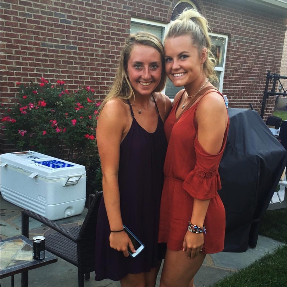 BURNT ORANGE ROMPER!! 🧡